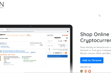 Moon Chrome Extension Allows Usage of Cryptocurrency to Buy Goods on Amazon